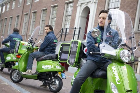hopper, scooter, taxi, Amsterdam