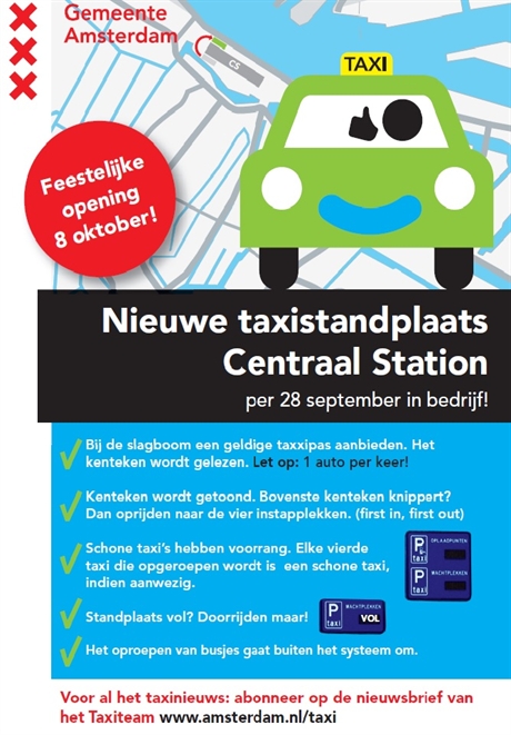 taxistandplaats, amsterdam
