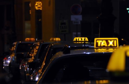 taxi, taxistandplaats
