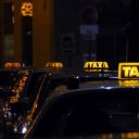 taxi, standplaats, taxichauffeur