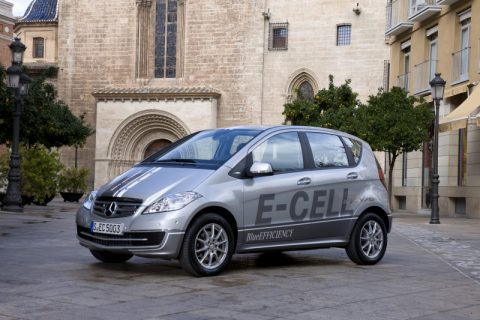 Mercedes, B-Klasse, E-CELL, elektrische auto, waterstof