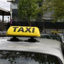 taxibord, daklicht, taxi, taxichauffeur