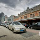 taxi, Amsterdam, Centraal Station, taxistandplaats