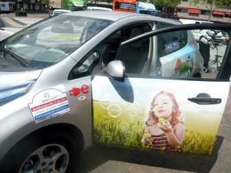 TaxiPro.nl, elektrische taxi, Nissan Leaf, Prestige GreenCab