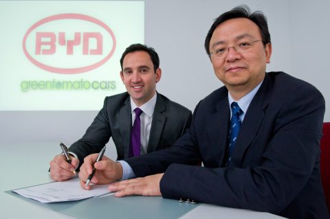 BYD, greentomatocars, elektrische taxi, contract, directeur