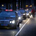 taxi, rij, amsterdam, tca, avond, taxichauffeur