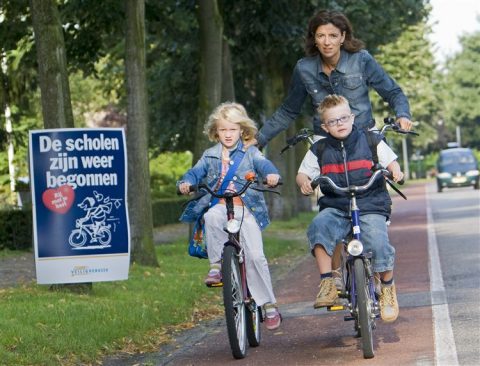 fietsen, kinderen, school