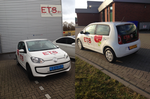 Volkswagen UP, taxi, leerlingenvervoer, ETS Taxi, Zaandam
