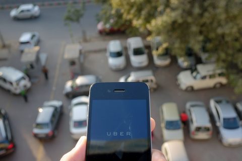Uber, app, taxi