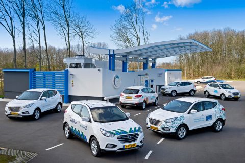 Hyundai, waterstof, auto, brandstofcel, RMC, Rotterdamse Mobiliteits Centrale