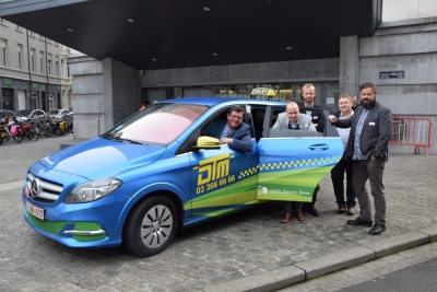 Elektrische taxi Antwerpen