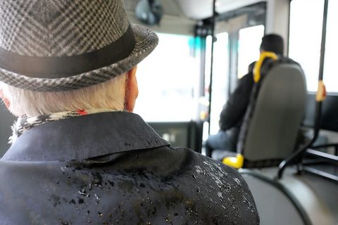 Regen, wmo-vervoer, ouderen