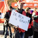 Minefestatie in Den Haag van het zorg- en leerlingenvervoer