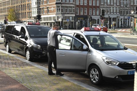 ANP - Taxistandplaats in Amsterdam