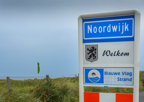 Welkomstbord gemeente Noordwijk